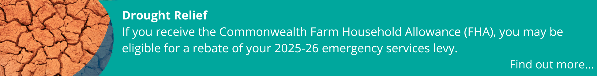 Link to information about the emergency services levy drought relief