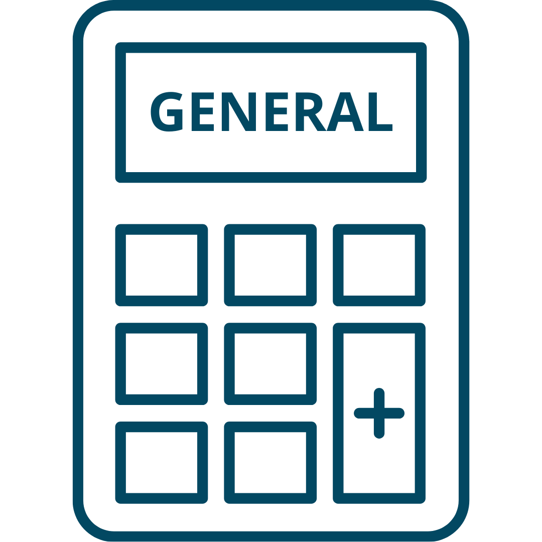 General land tax calculator icon