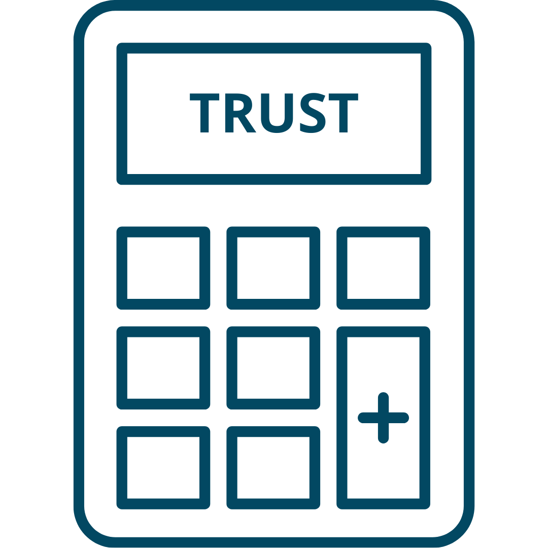 Trust tax calculator icon