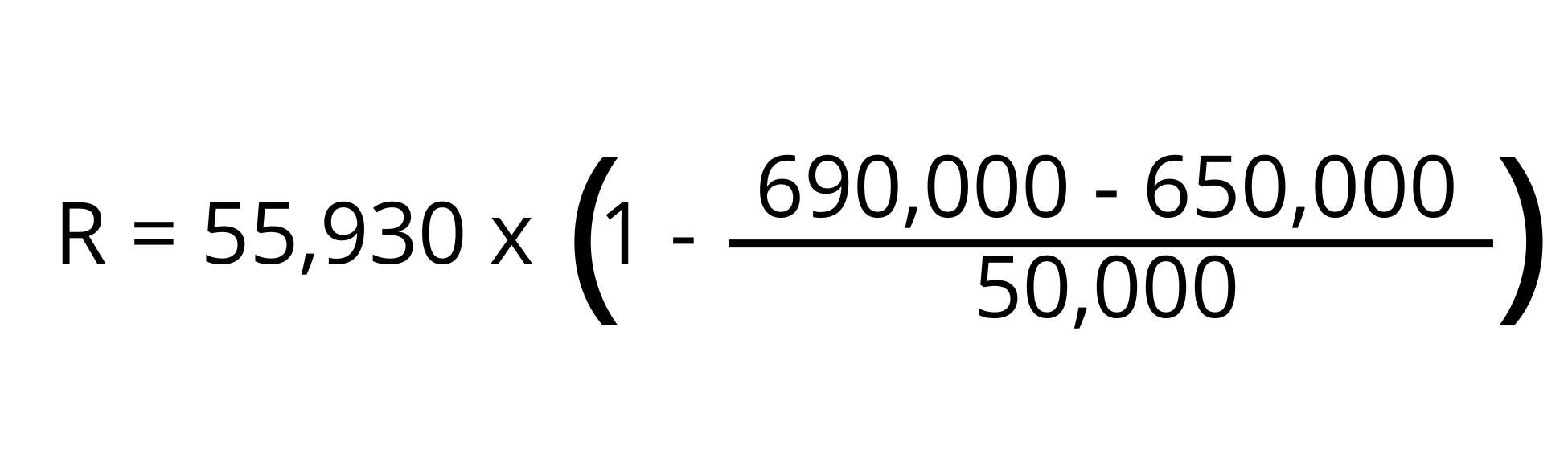 Example calculation of partial stamp duty relief with the foreign ownership surcharge