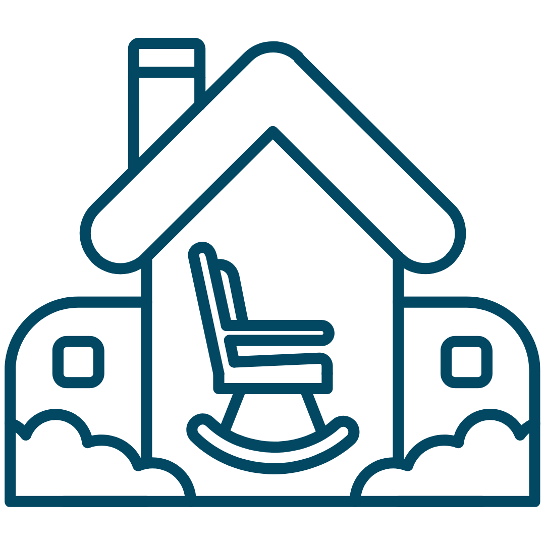 Retirement home icon